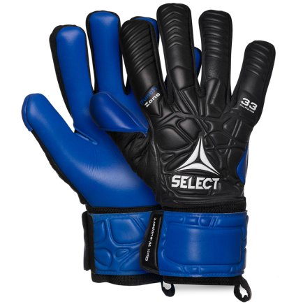 Вратарские перчатки Select 33 Allround черно-синие