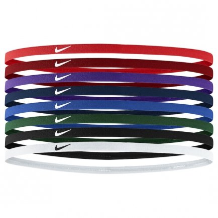 Комплект пов'язок на волосся Nike Skinny Hairbands 8-pack N0002547-644