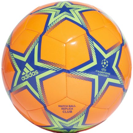 Мяч футбольный Adidas UCL CLUB PYROSTORM GU0203 размер 4