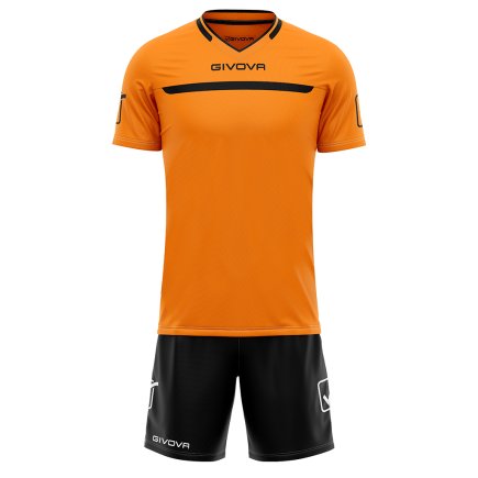 Футбольна форма Givova Kit One колір: помаранчевий/чорний