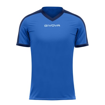 Футболка ігрова Givova Revolution колір: блакитний/темно-синій