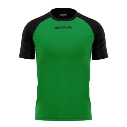 Футболка з коротким рукавом Givova Capo MC колір: зелений/чорний