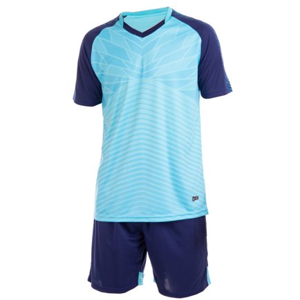 Футбольная форма взрослая цвет: бирюзовый/темно-синий