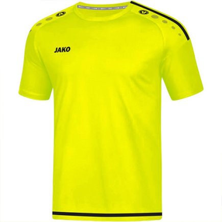 Футболка ігрова Jako Striker 2.0 S/S 4219-33 колір: жовтий неон/чорний Футболка ігрова Jako Striker 2.0 S/S 4219-33 колір: жовтий неон/чорний
