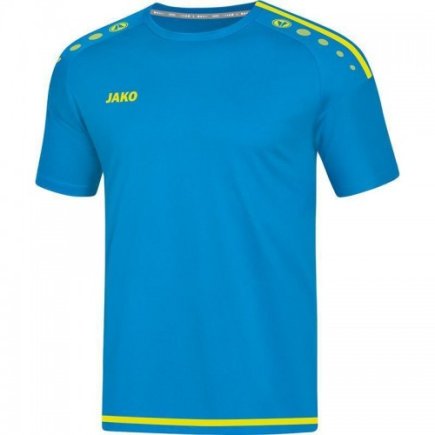 Футболка ігрова Jako Striker 2.0 S/S 4219-89 колір: блакитний/жовтий Футболка ігрова Jako Striker 2.0 S/S 4219-89 колір: блакитний/жовтий