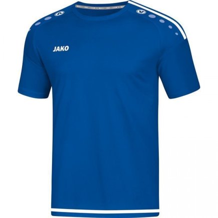 Футболка игровая Jako Striker 2.0 S/S 4219-04 цвет: синий/белый Футболка игровая Jako Striker 2.0 S/S 4219-04 цвет: синий/белый