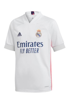 Футболка игровая Adidas Real Madrid Home Jersey 20/21 Jr FQ7486