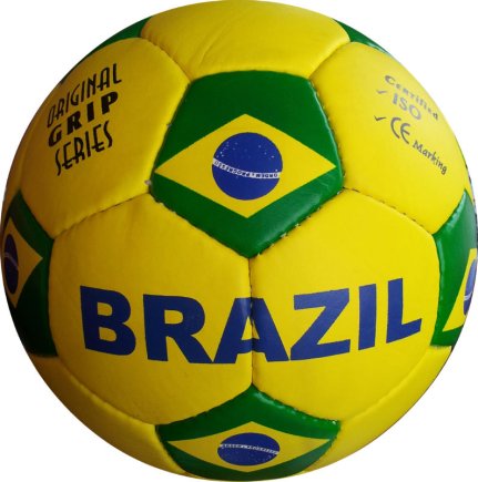 М'яч футбольний Brazil жовто-зелений розмір 5