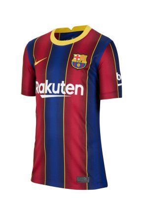 Футболка спортивная Nike FC Barcelona 2020/21 Stadium Home Jr CD4500-456 детская - Официальная Продукция