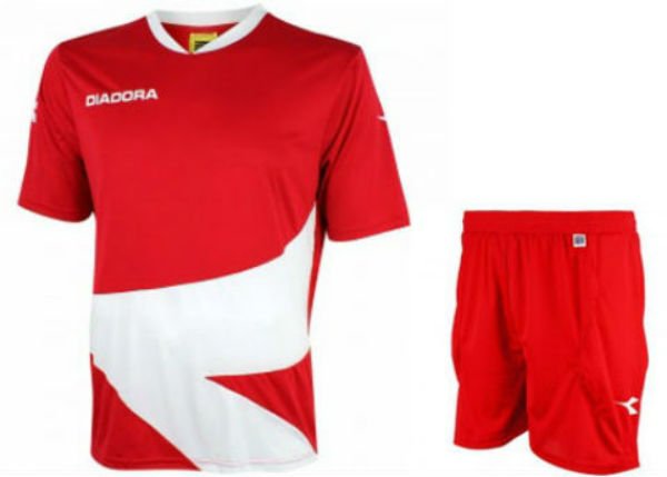 Футбольна форма Diadora L.A. LOGO-Houston червоно-біла Футбольна форма Diadora L.A. LOGO-Houston червоно-біла