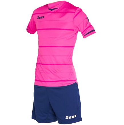 Футбольна форма Zeus KIT OMEGA FX/BL Z00243 колір: темно-синій/рожевий Футбольна форма Zeus KIT OMEGA FX/BL Z00243 колір: темно-синій/рожевий