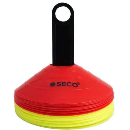 Набор фишек (20 шт) для тренировки SECO 2 цвета с подставкой