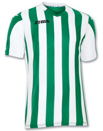 Футболка игровая Joma COPA 100001.450 зелено-белая