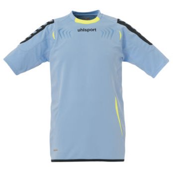 Вратарский свитер Uhlsport ERGONOMIC GK shirt short-sleeved 100554002 голубой с короткими рукавами
