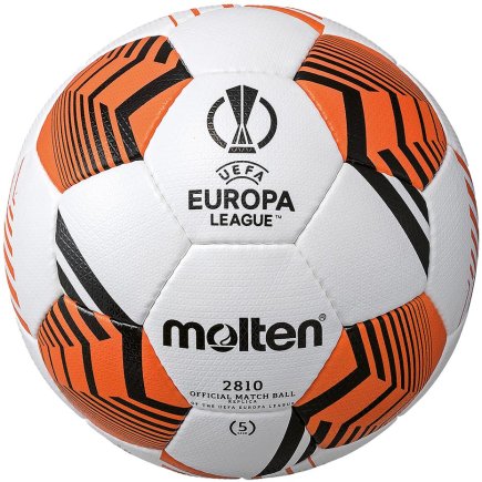 Мяч футбольный Molten UEFA Europa League F5U2810-12 размер 5