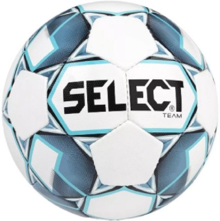 Мяч футбольный Select Team IMS (014) размер 4 цвет: белый/голубой