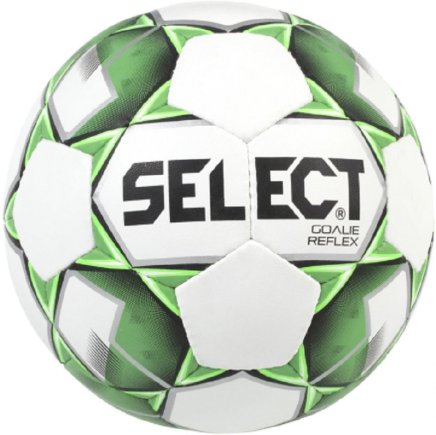 Мяч для тренировки вратарей Select Goalie Reflex Extra (105) размер 5 цвет: белый/зеленый