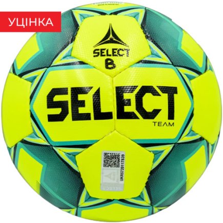 Мяч футбольный B-GR Select FB TEAM (993) размер 5 цвет: желтый/голубой