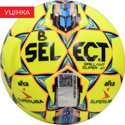 Мяч сувенирный Select Brillant Super Mini (47 см) (664) цвет: желтый/синий
