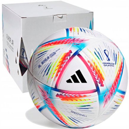 М'яч футбольний Adidas Чемпіонат Світу 2022 Al Rihla League box H57782 розмір 5