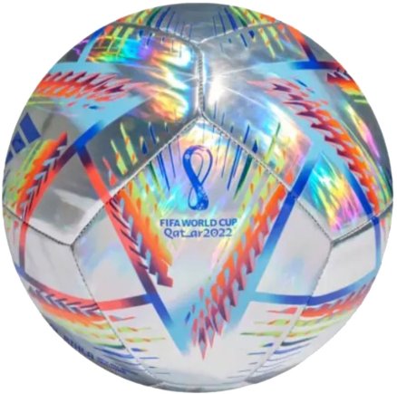 Мяч футбольный Adidas Al Rihla Training Hologram Foil H57799 размер 5