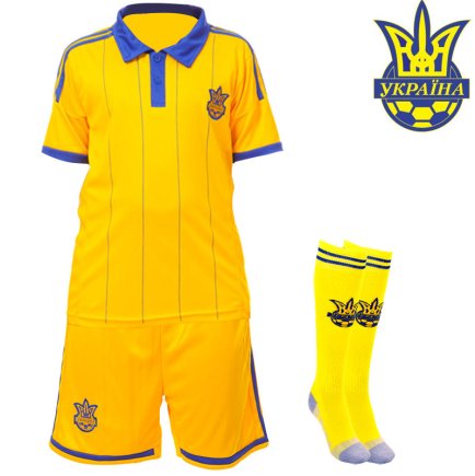 Футбольна форма Україна підліткова 3900-14Y-ETM1720 колір: жовтий