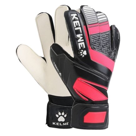 Вратарские перчатки Kelme ZAMORA 9876402.9045 цвет: черный/розовый