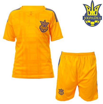 Комплект футбольної форми Україна колір: жовтий