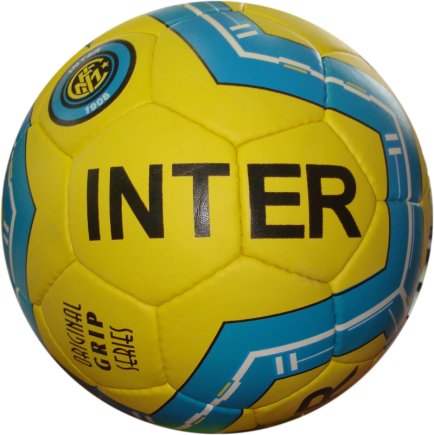 Мяч футбольный Inter желто-синий размер 5