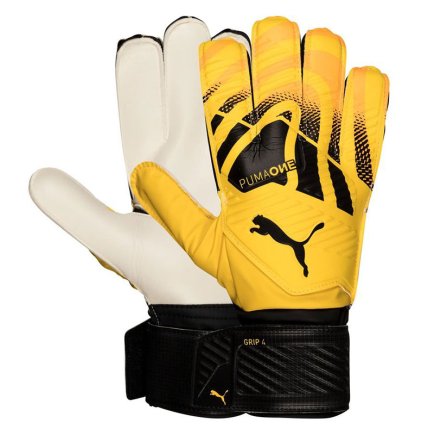 Воротарські рукавиці Puma ONE GRIP 4 RC 041655-02 колір: жовтий Воротарські рукавиці Puma ONE GRIP 4 RC 041655-02 колір: жовтий