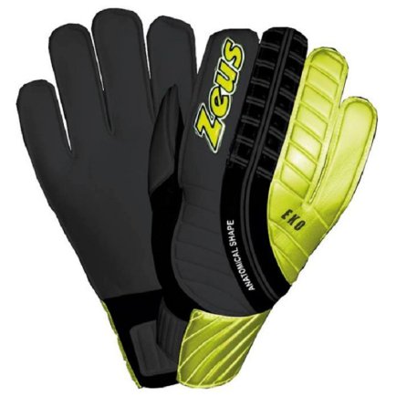 Вратарские перчатки Zeus GUANTO EKO Z01455 цвет: черный/золотой