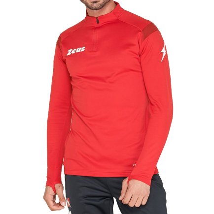 Спортивная кофта Zeus FELPA TRAIN MONOLITH ROSSO Z01327 цвет: красный