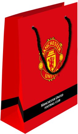 Пакет бумажный подарочный Manchester United MU14-266K