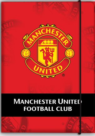 Папка картонная на резинке Manchester United, A4 MU14-211K