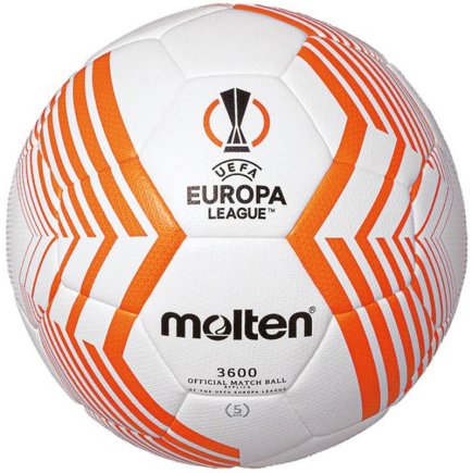 М'яч футбольний Molten UEFA Europa League F5U3600-23 розмір 5 М'яч футбольний Molten UEFA Europa League F5U3600-23 розмір 5