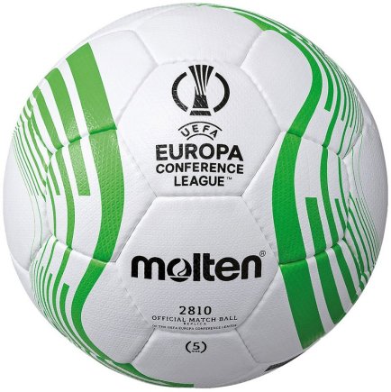 М'яч футбольний Molten UEFA Conference League 22/23 F5C2810 розмір 5 М'яч футбольний Molten UEFA Conference League 22/23 F5C2810 розмір 5