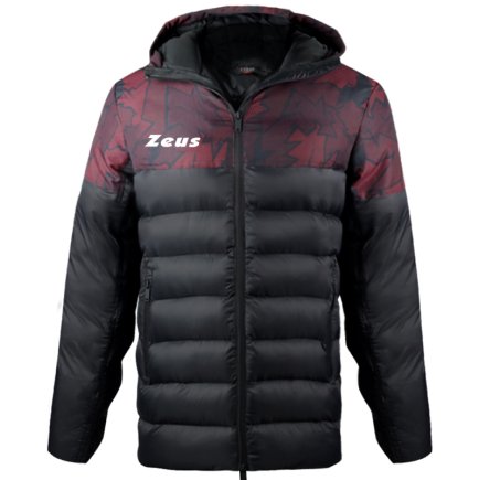Куртка зимова Zeus GIUBBOTTO TEXTURE Z02117 колір: чорний/бордовий