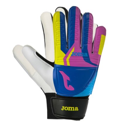 Вратарские перчатки Joma PARADA 400081.700 цвет: сиреневый/синий/жёлтый/белый/чёрный