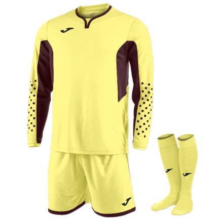 Воротарський комплект Joma ZAMORA III 100695.922 з гетрами колір: жовтий