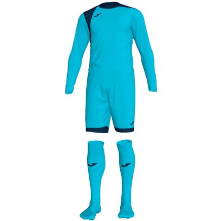 Воротарський комплект Joma ZAMORA IV 101300.013 з гетрами колір: блакитний