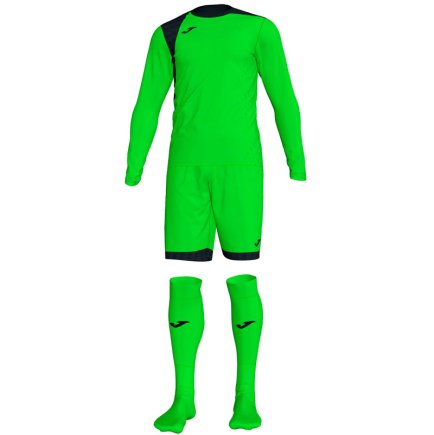 Воротарський комплект Joma ZAMORA IV 101300.021 з гетрами колір: салатовий