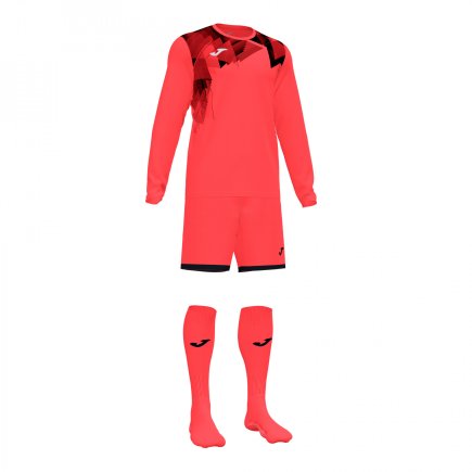 Вратарская форма Joma PERFORMANCE GOALKEEPER 102248.041 цвет: коралловый/черный