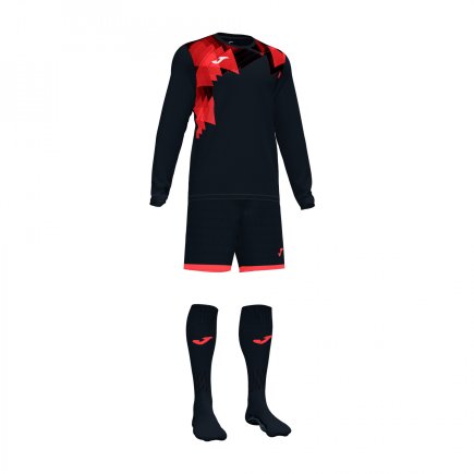 Воротарська форма Joma PERFORMANCE GOALKEEPER 102248.119 колір: чорний/кораловий