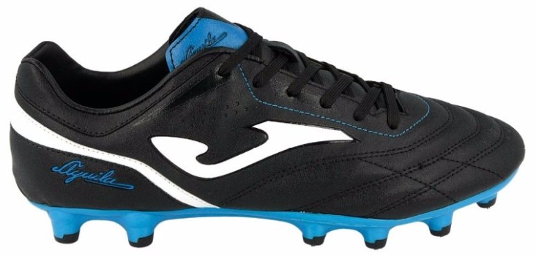 Бутси Joma AGUILA AGUIS.704.FG колір: чорний/блактиний (Офіційна гарантія)