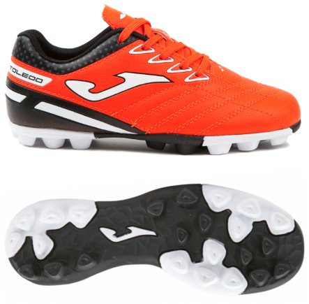 Бутси Joma TOLEDO JR 806 TOLJS.806.24 дитячі колір: чорний/білий/помаранчевий (Офіційна гарантія)