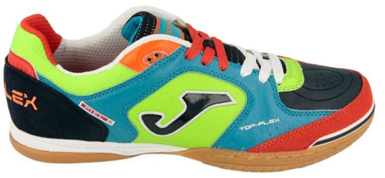 Взуття для залу Joma TOP FLEX 616 TOPS.616.PS колір: блакитний/темно-синій/помаранчевий (офіційна гарантія)