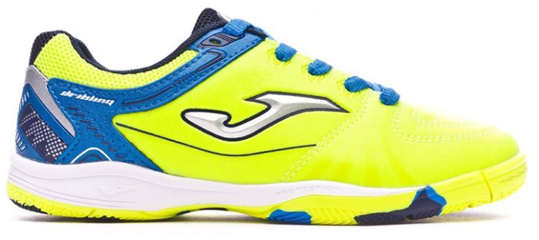 Обувь для зала (футзалки Джома) Joma DRIBLING 611 PS DRIJW.611.PS детские цвет: салатовый/оранжевый (официальная гарантия)