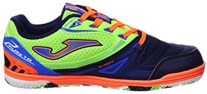 Обувь для зала (футзалки Джома) Joma Sala Max 603 IN SMAJW.603.IN детские цвет: темно-синий/салатовый (официальная гарантия)