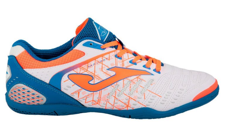 Взуття для залу Joma Maxima MAXS.702.IN колір: білий/помаранчевий/синій (офіційна гарантія)