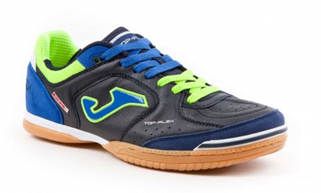 Взуття для залу Joma TOP FLEX 703 IN TOPS.703.IN колір: чорний/салатовий (офіційна гарантія)